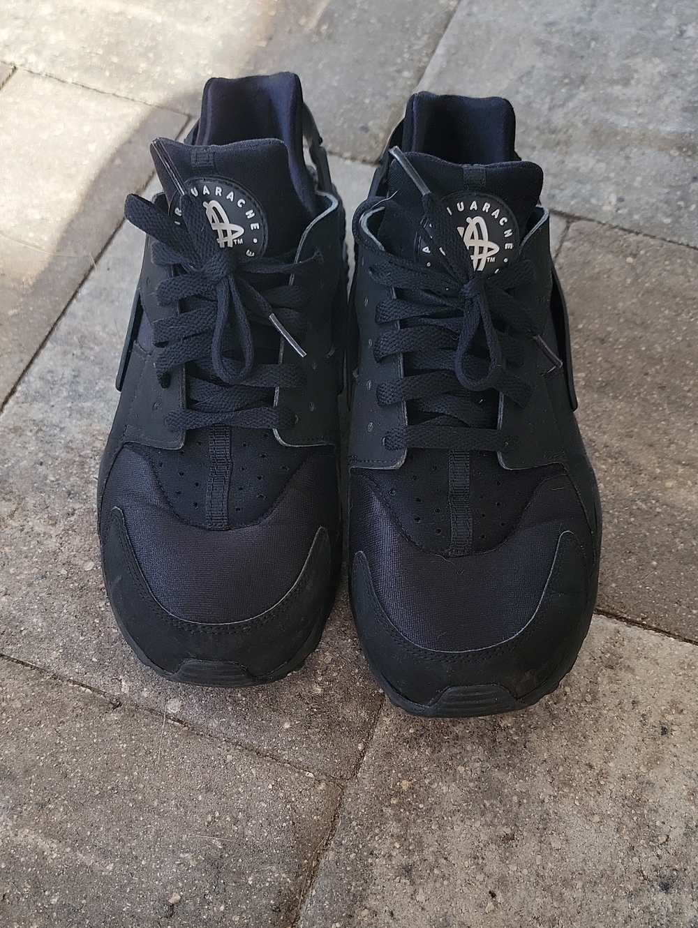 Nike Air Huarache All Black Sz 9.5